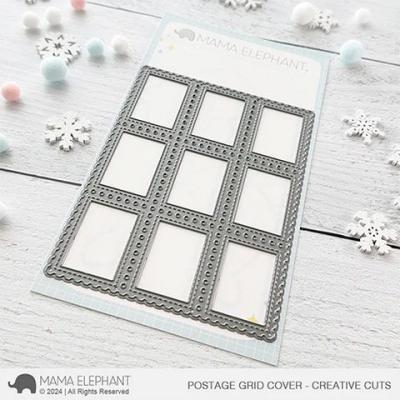 Mama Elephant Creative Cuts - Postage Grid Cover